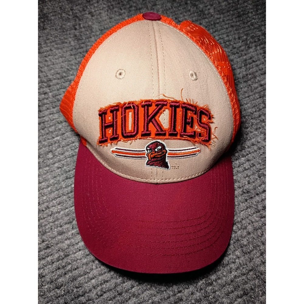 Vintage Y2K Captivating Headwear Virginia Tech Hokies Mesh Trucker Hat